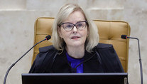 Rosa Weber se despede do Supremo e é aplaudida de pé pelos ministros da Corte (Foto: Nelson Jr./SCO/STF)